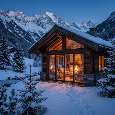 Swiss Alps Cabin